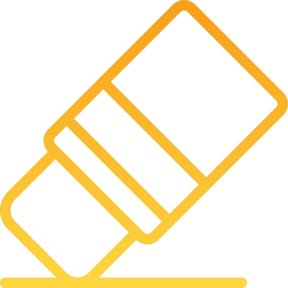 A yellow pen icon on a white background vector