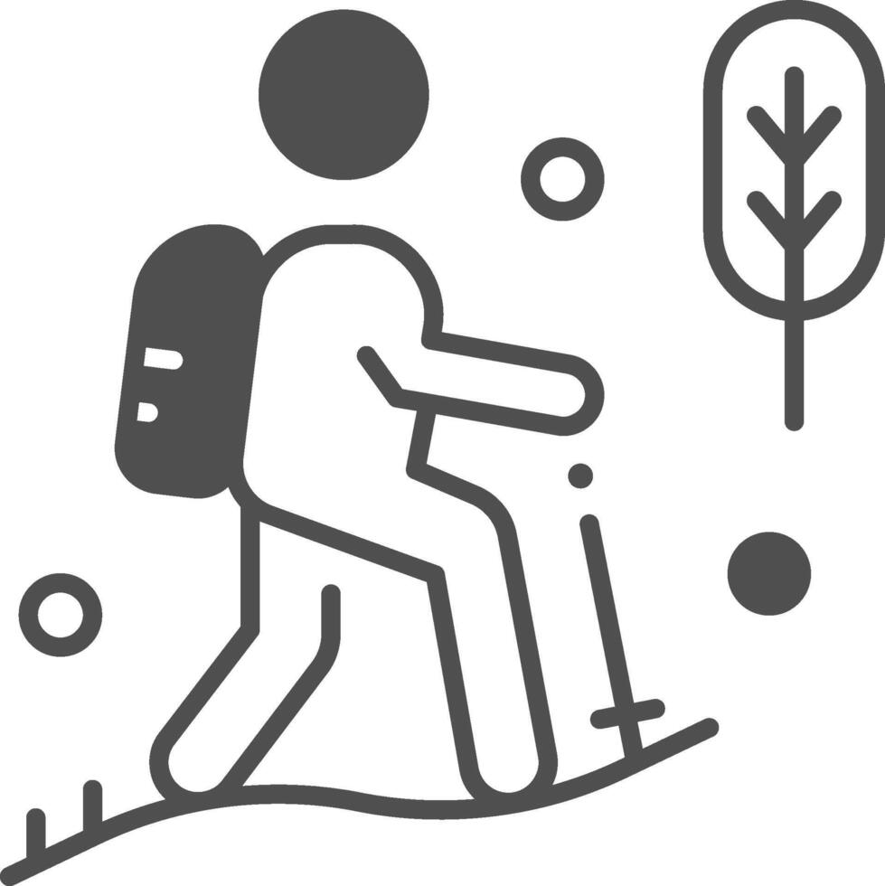 Hiker hiking line icon, hiking, hiking, hiking, hiking, hiking, hiking, hiking vector