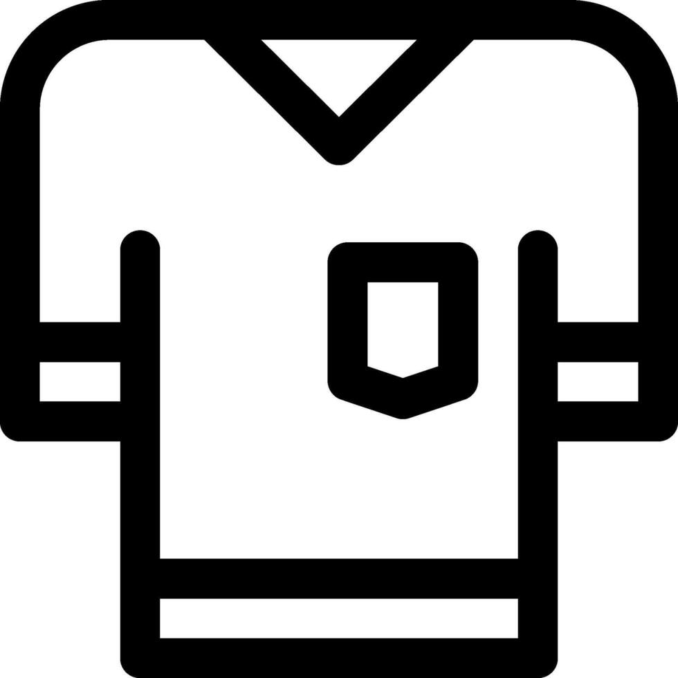 A shirt with a pocket on the front vector