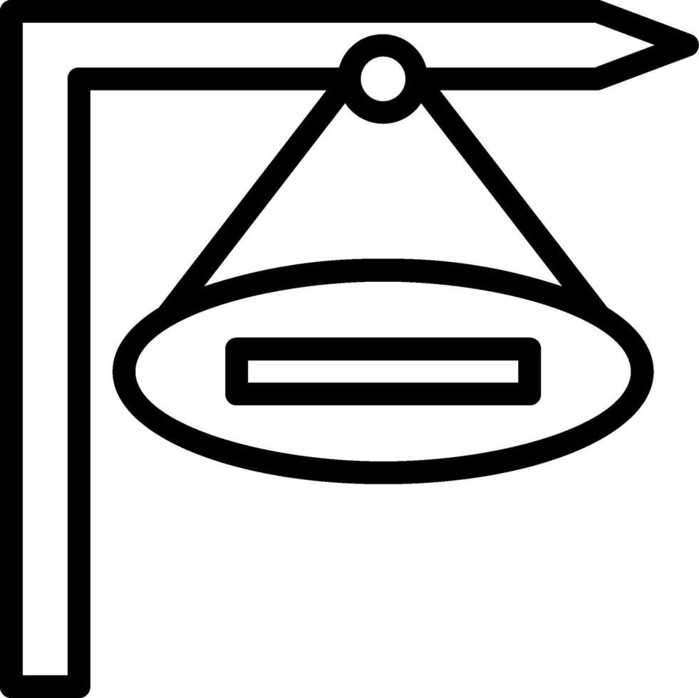 A black and white illustration of a scale vector