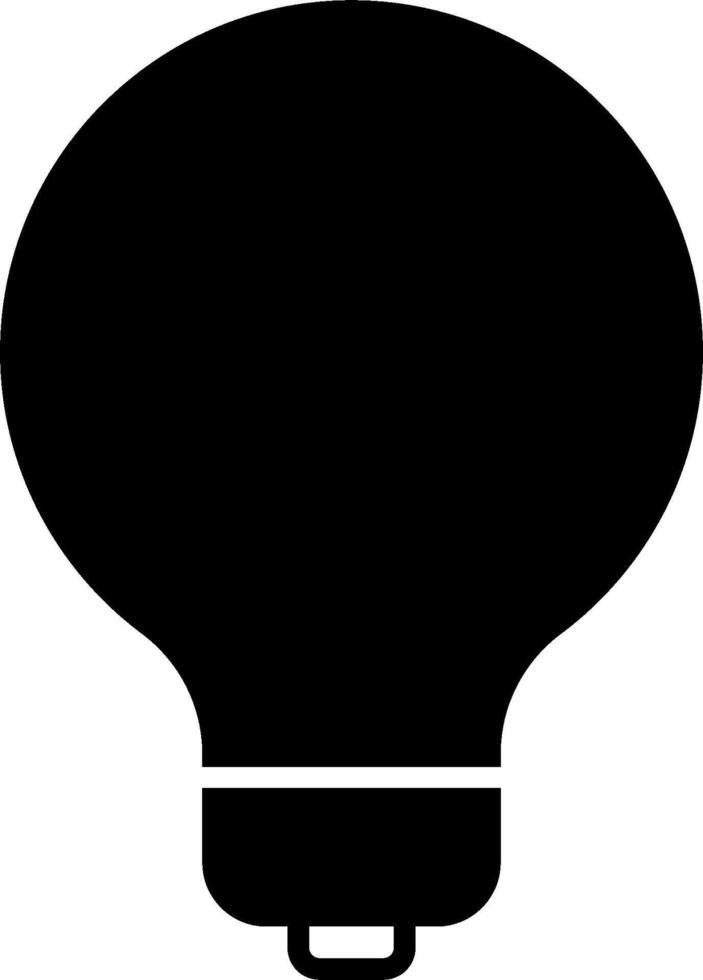 Light bulb icon vector