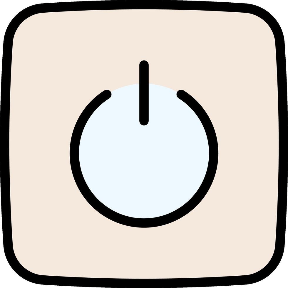 A light switch icon on a white background vector