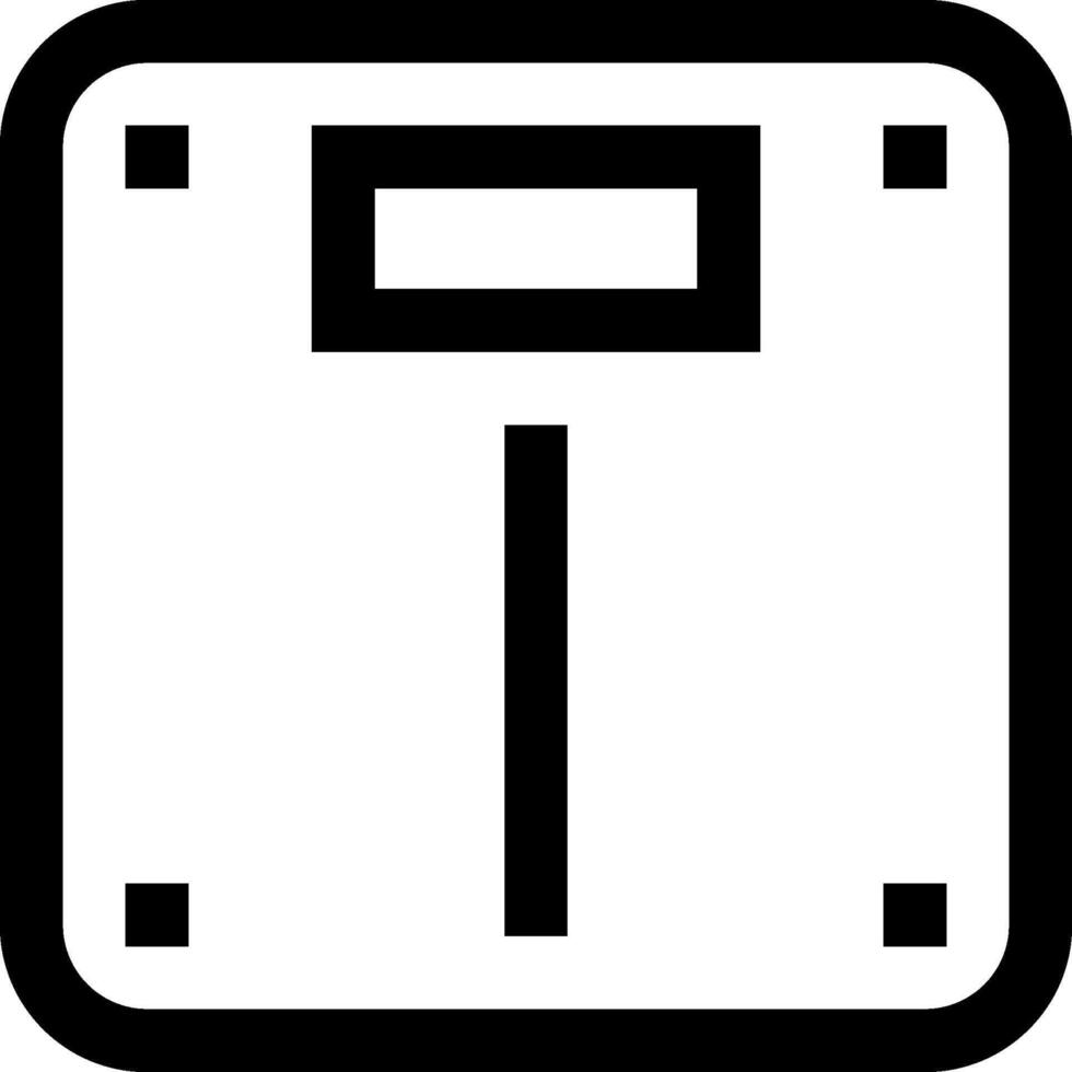 A black and white square with a number on it vector