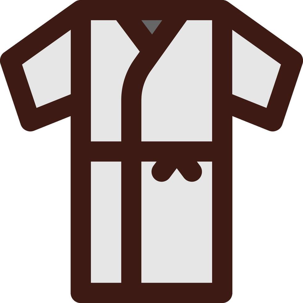 A robe icon on a white background vector