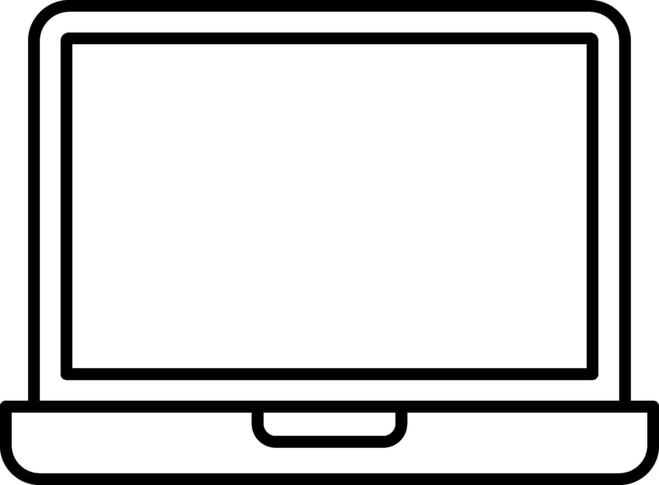 Laptop icon illustration vector
