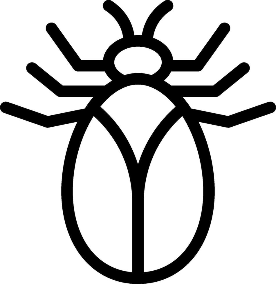 A black and white illustration of a tick vector