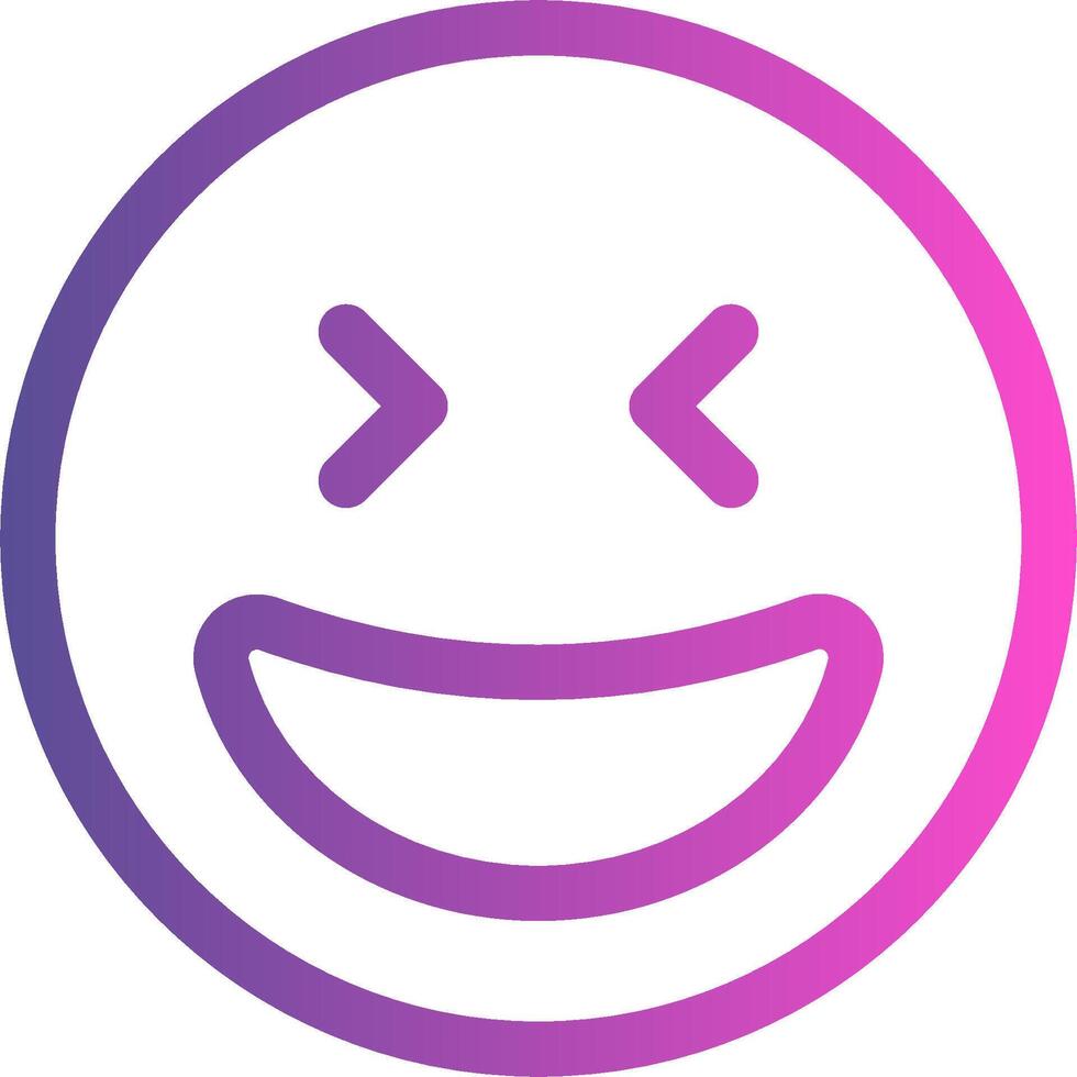 A smiley face with a purple and pink background vector
