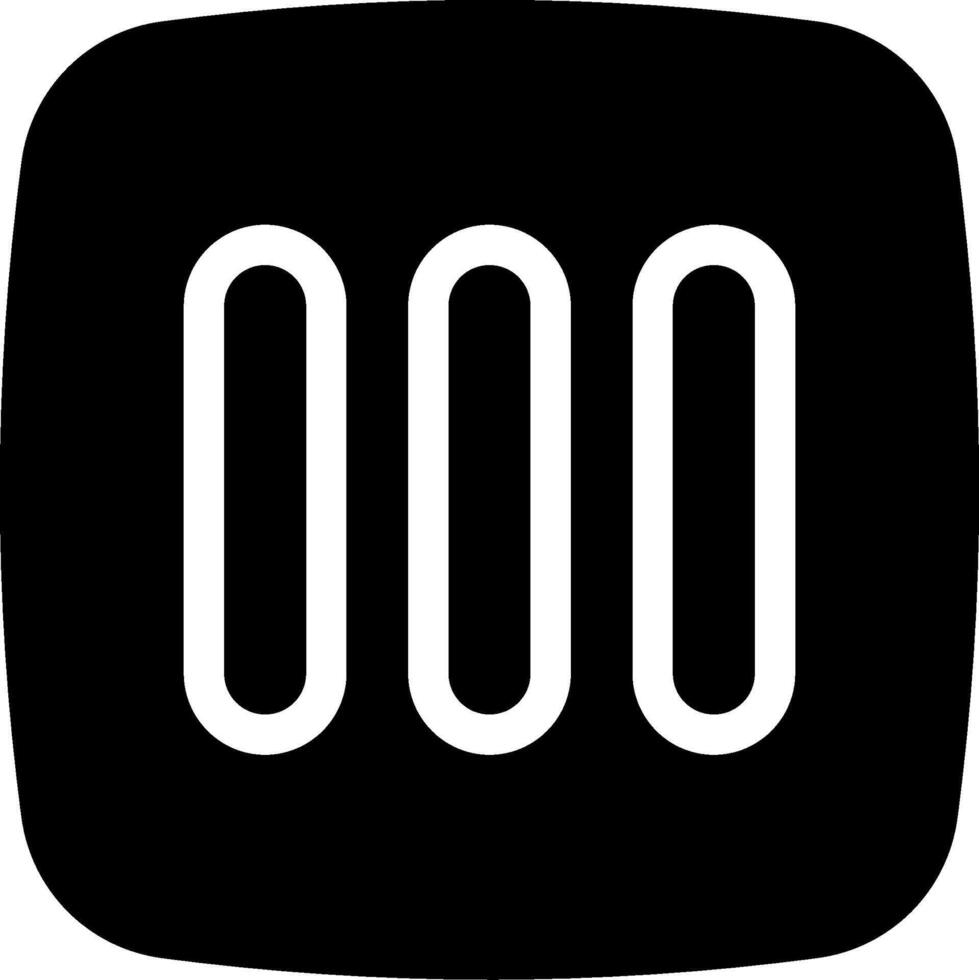 A black and white logo with the word oo vector