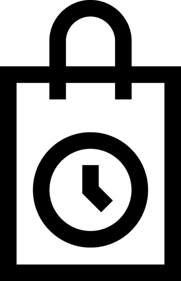 Shopping bag icon vector