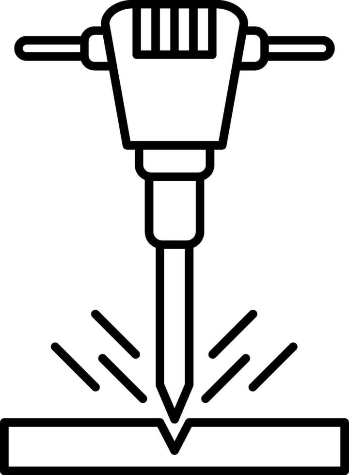 Drill illustration design vector