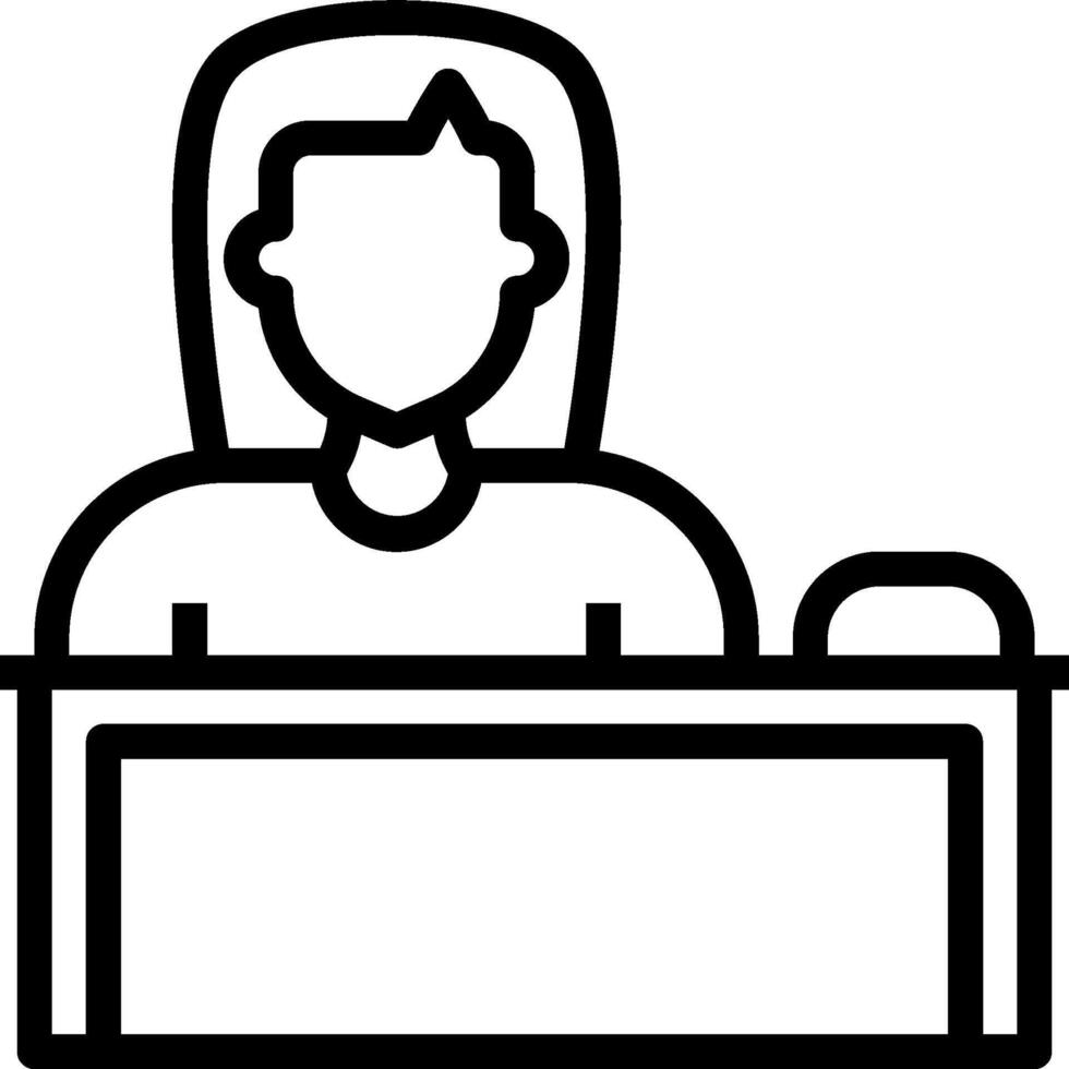 A man sitting at a desk with a laptop vector