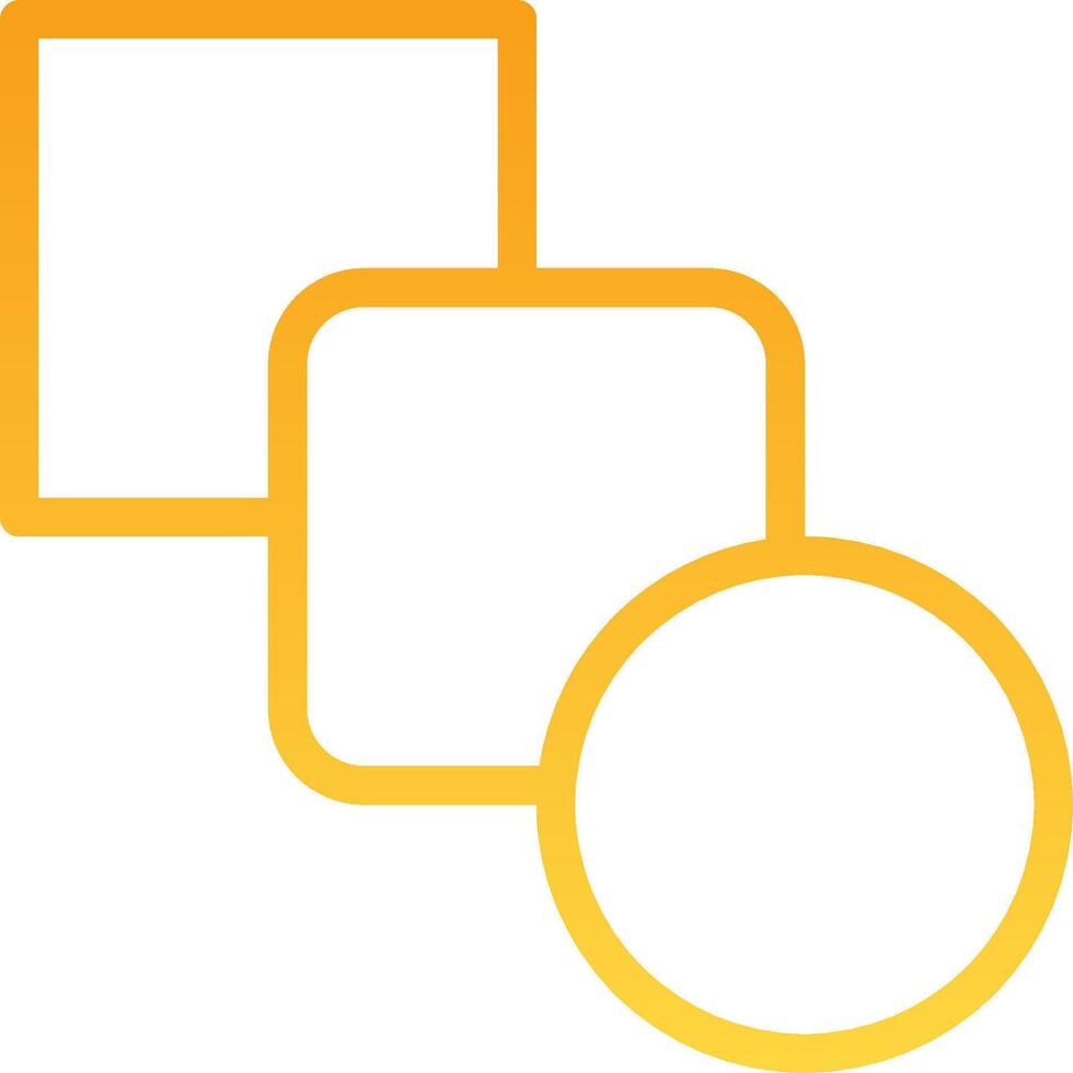 A yellow square with two circles on it vector