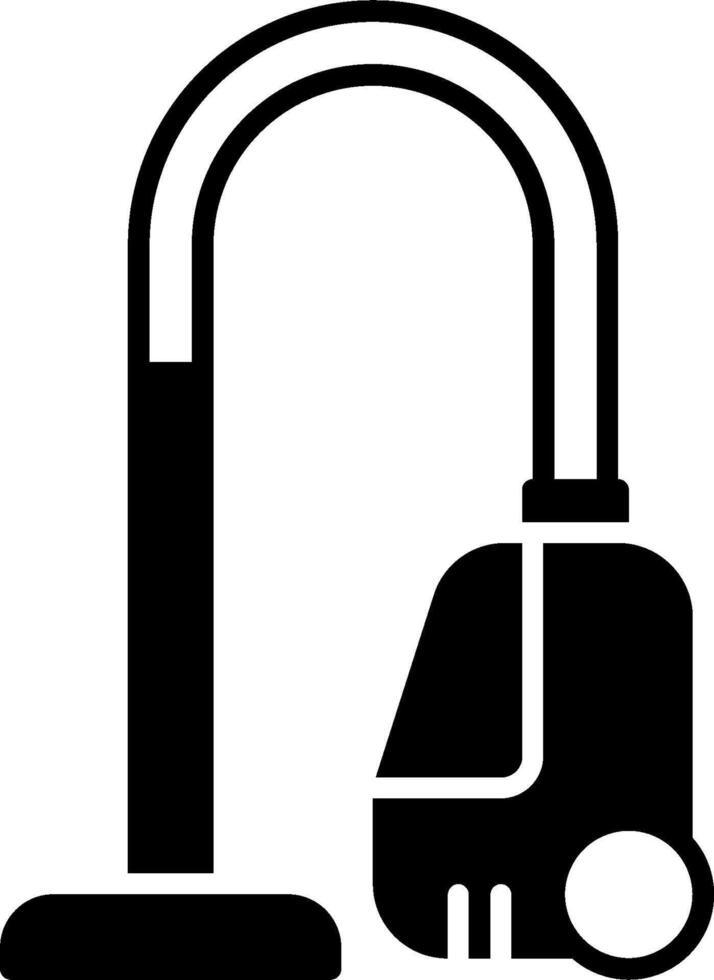 A vacuum cleaner icon on a white background vector