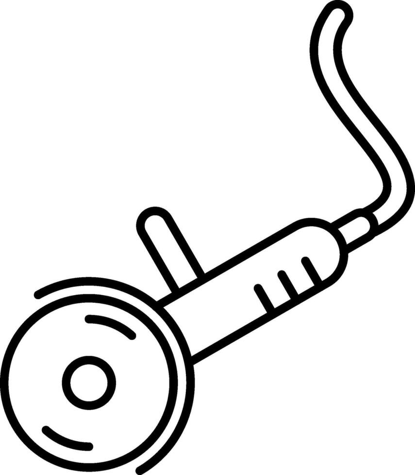 A black and white drawing of a wheel vector