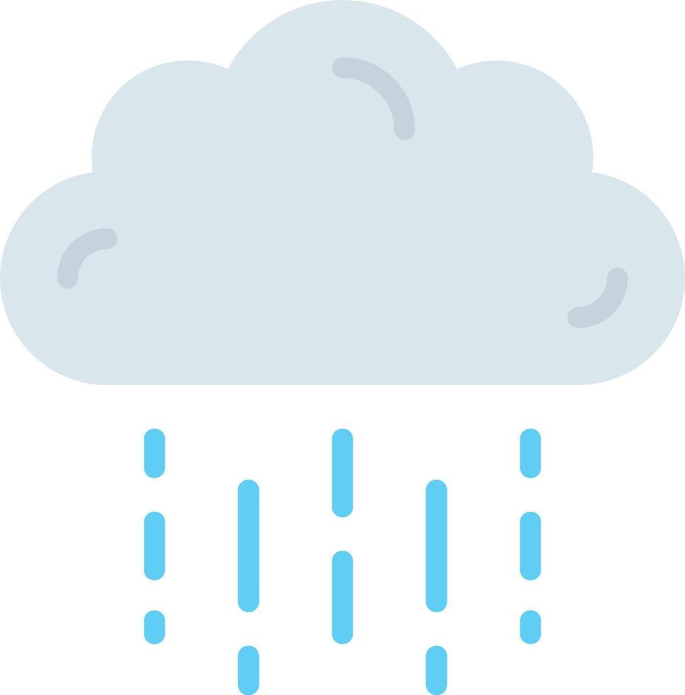 A cloud with rain drops coming out of it vector