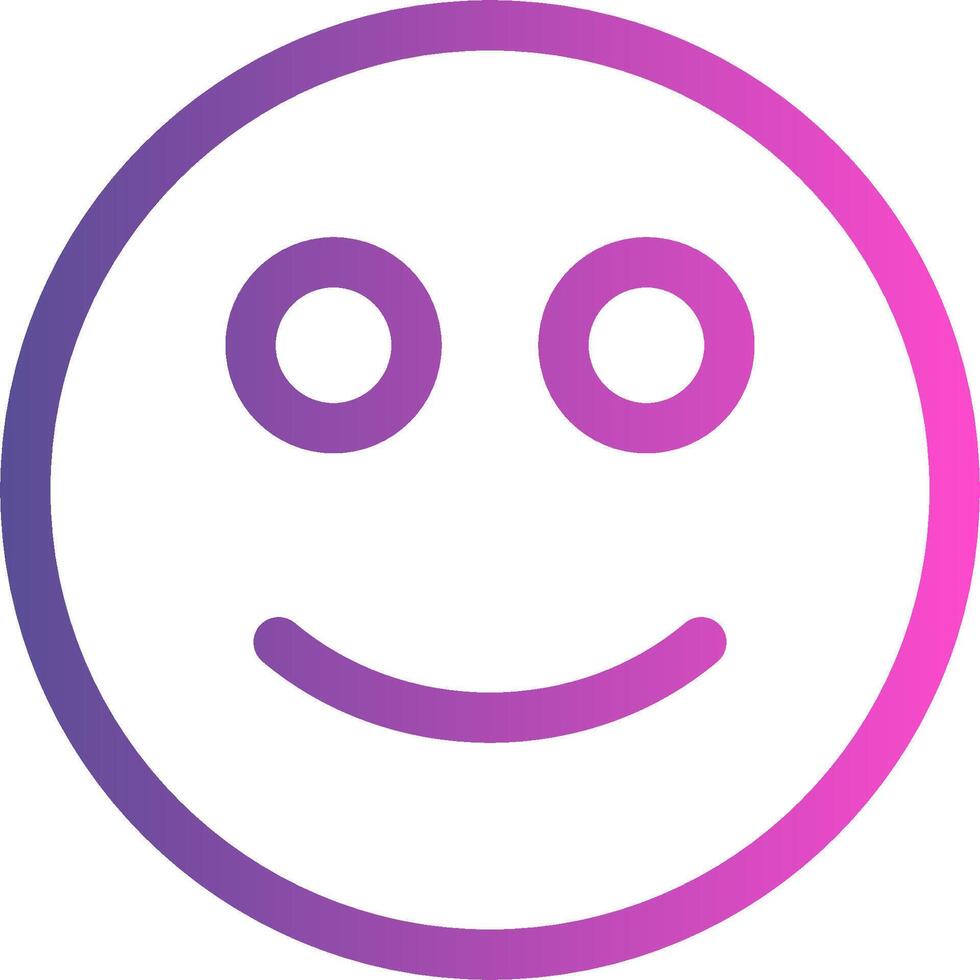 A smiley face with a purple and pink background vector