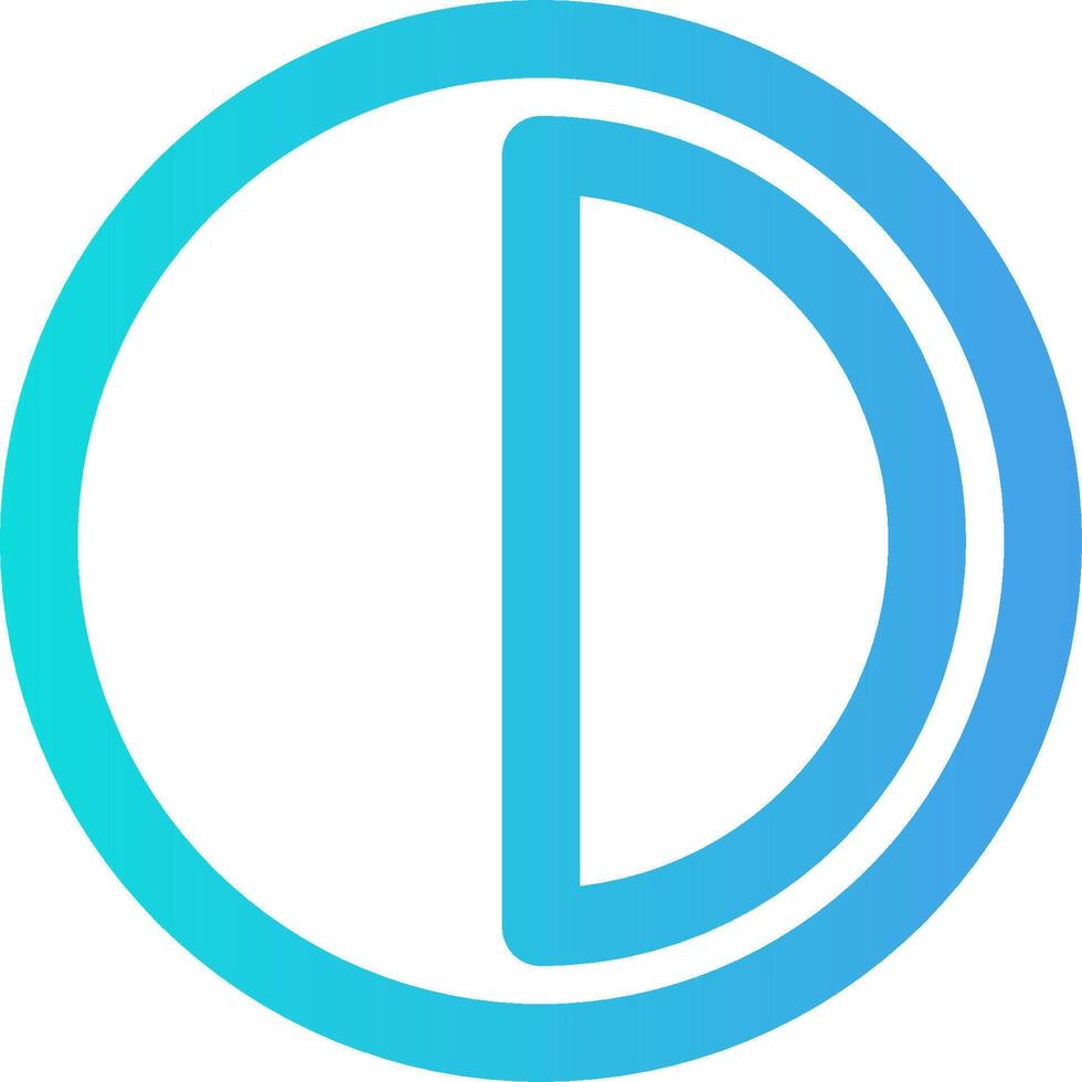 The logo for the d app vector