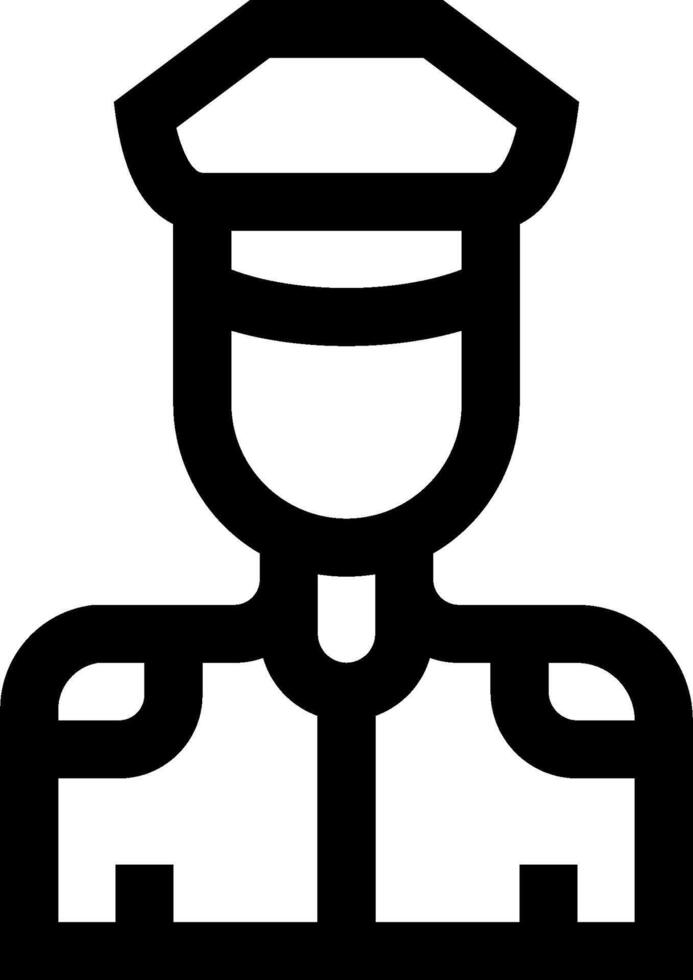 Police officer icon vector