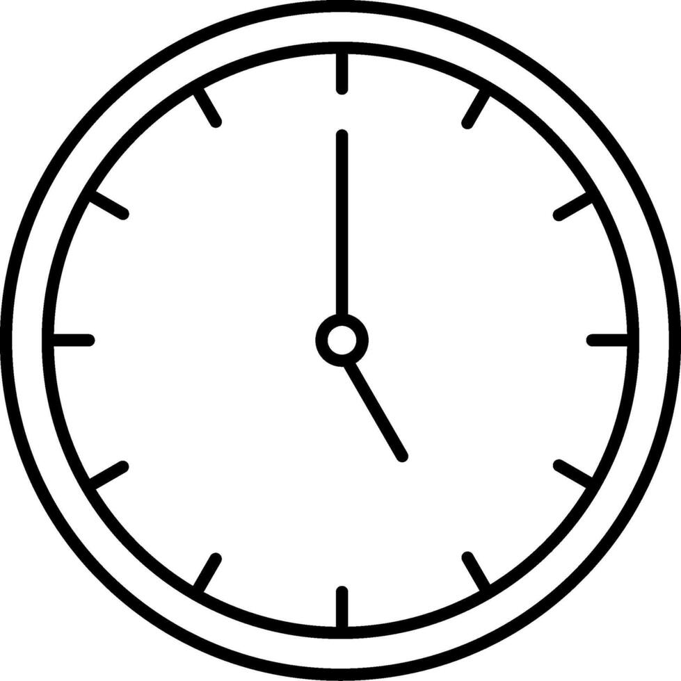 Clock icon clipart vector