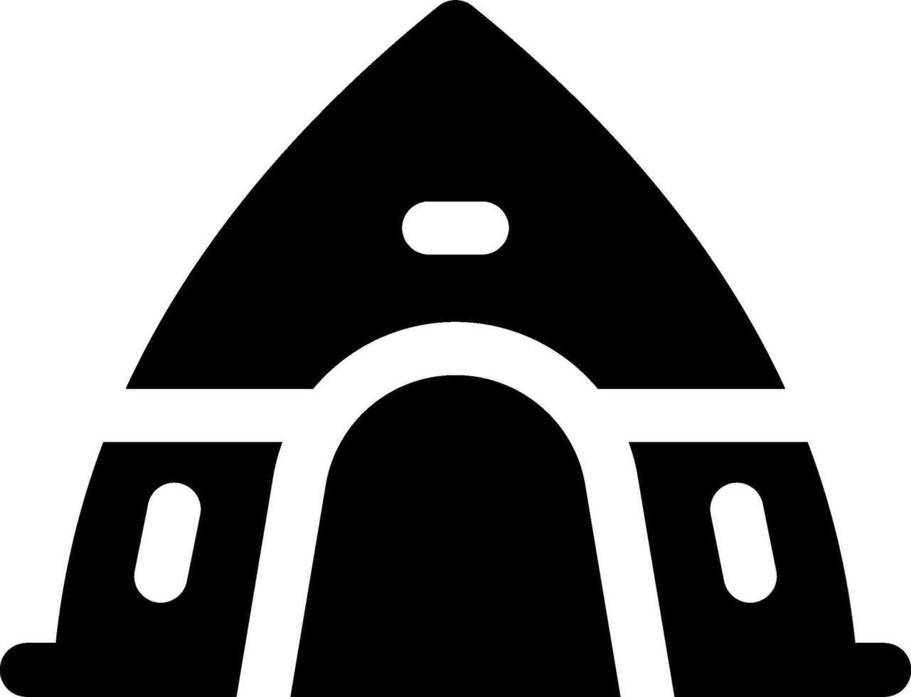 A black and white icon of a house vector