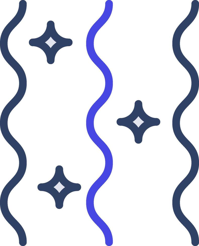 A blue and white pattern with a star and a line vector