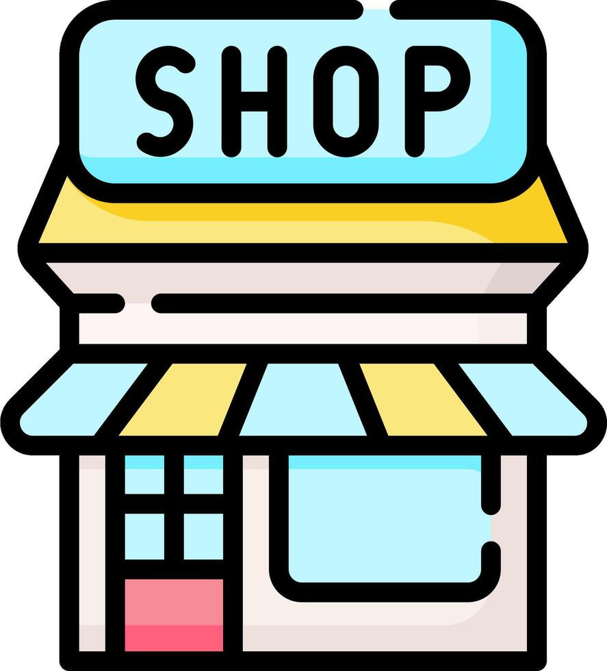 Shop icon illustration vector