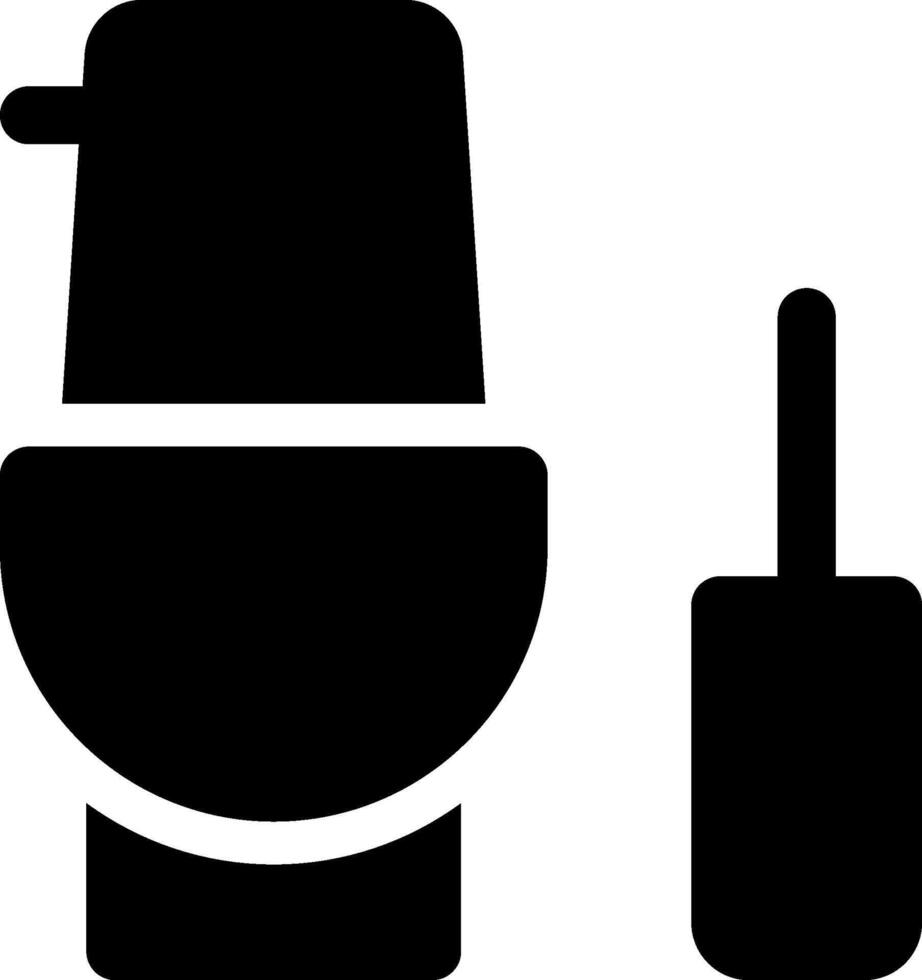 Toilet brush icon vector