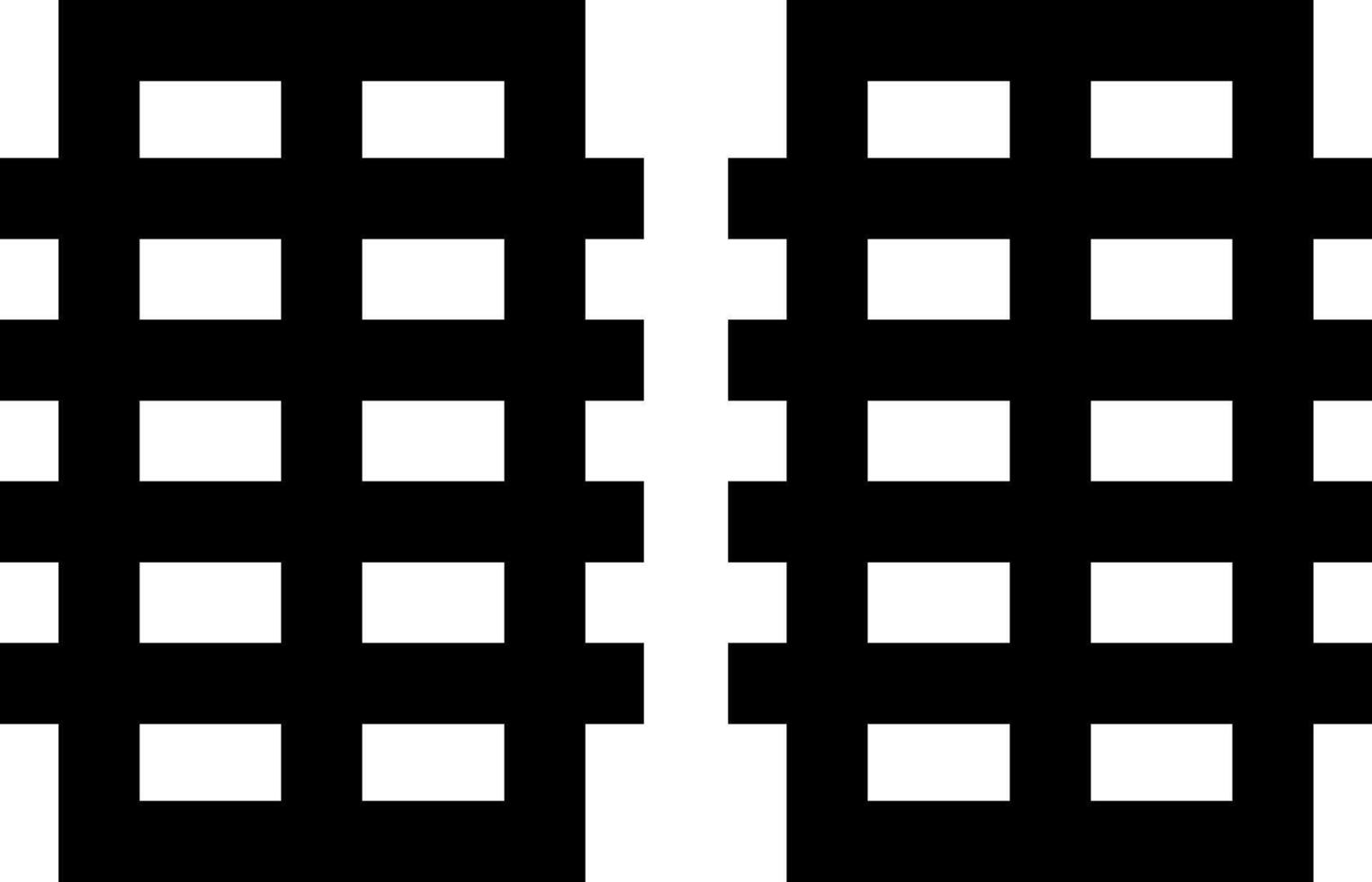 A black and white image of a square pattern vector