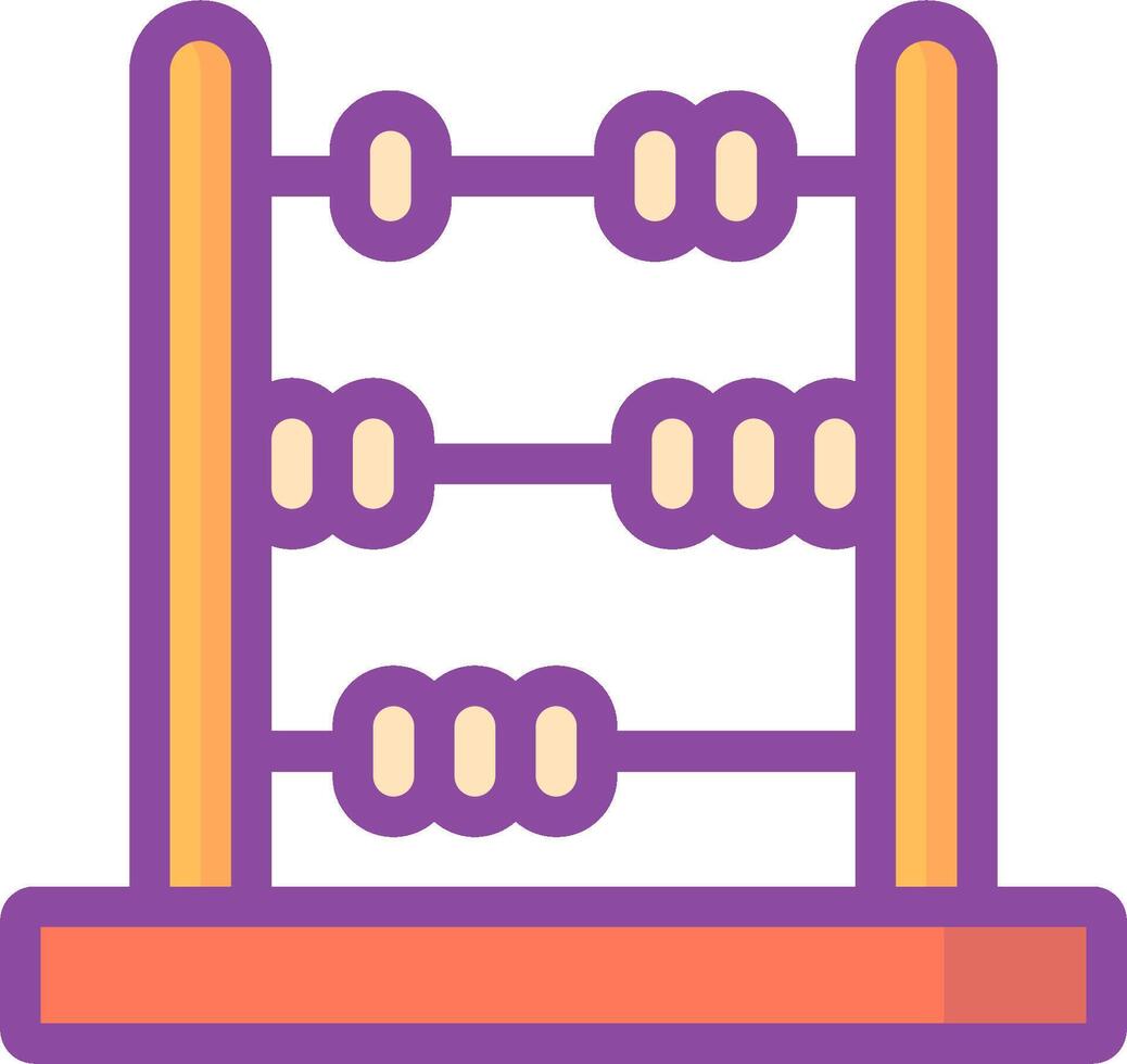 An abacus icon on a white background vector
