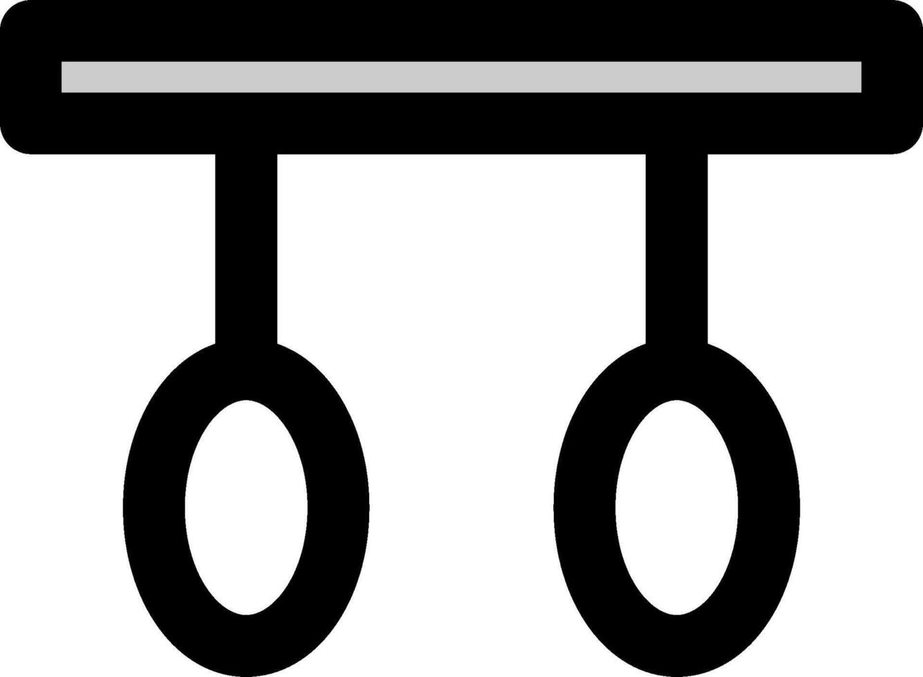 A black and white illustration of a bar vector