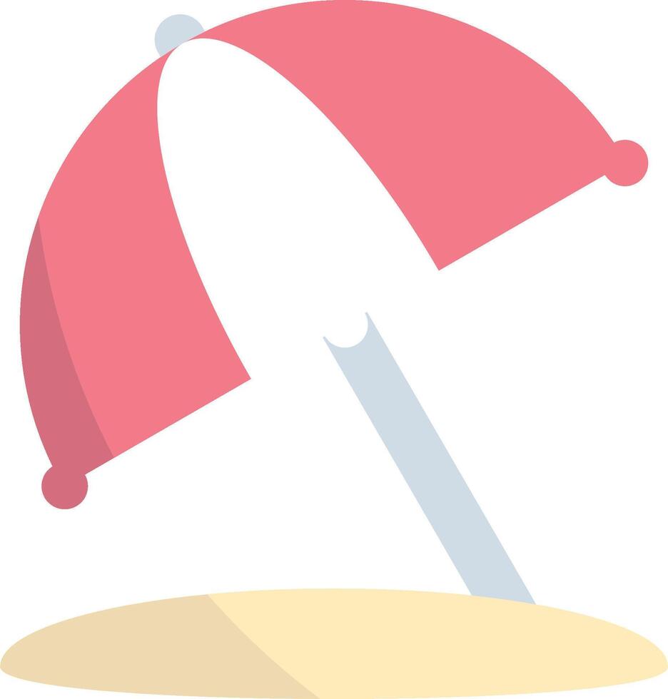 Beach umbrella clipart vector