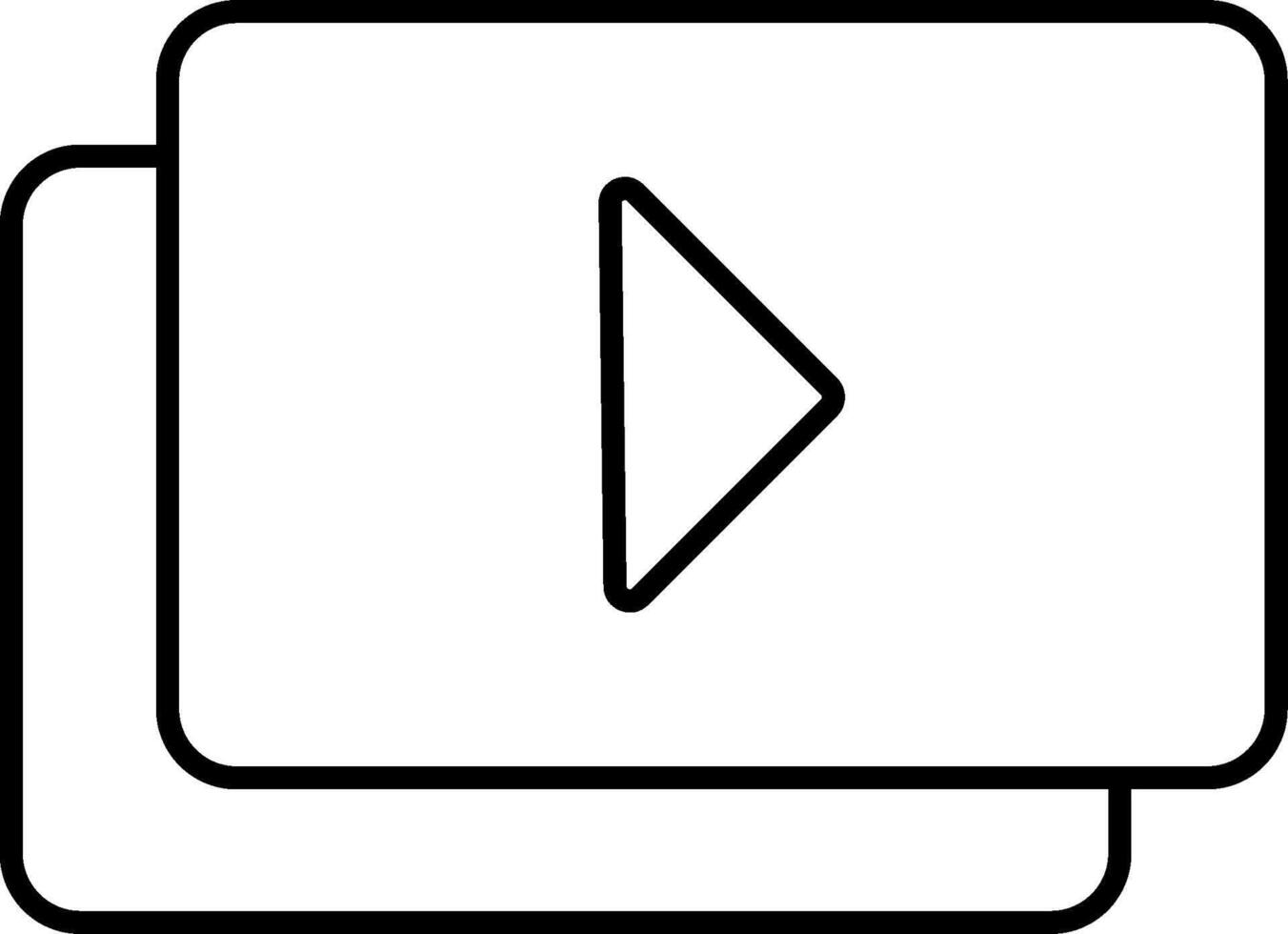 Play button icon clipart vector