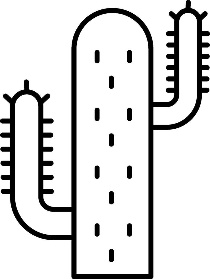 Cactus plant icon vector