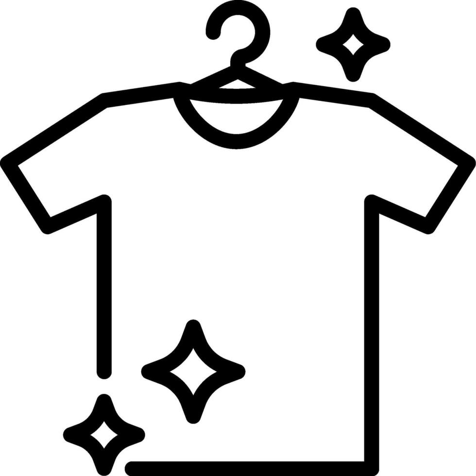 A t - shirt with stars on it vector