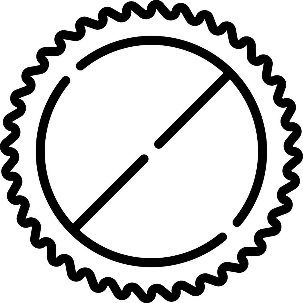 No entry sign illustration vector
