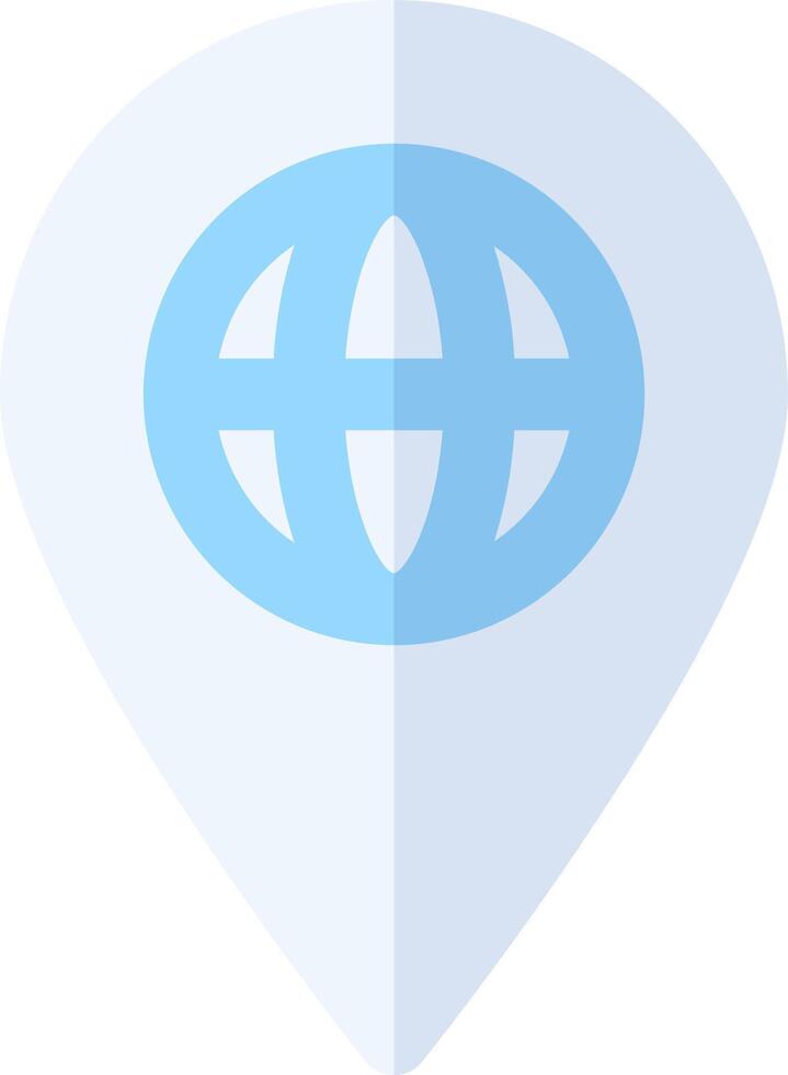 World map icon vector
