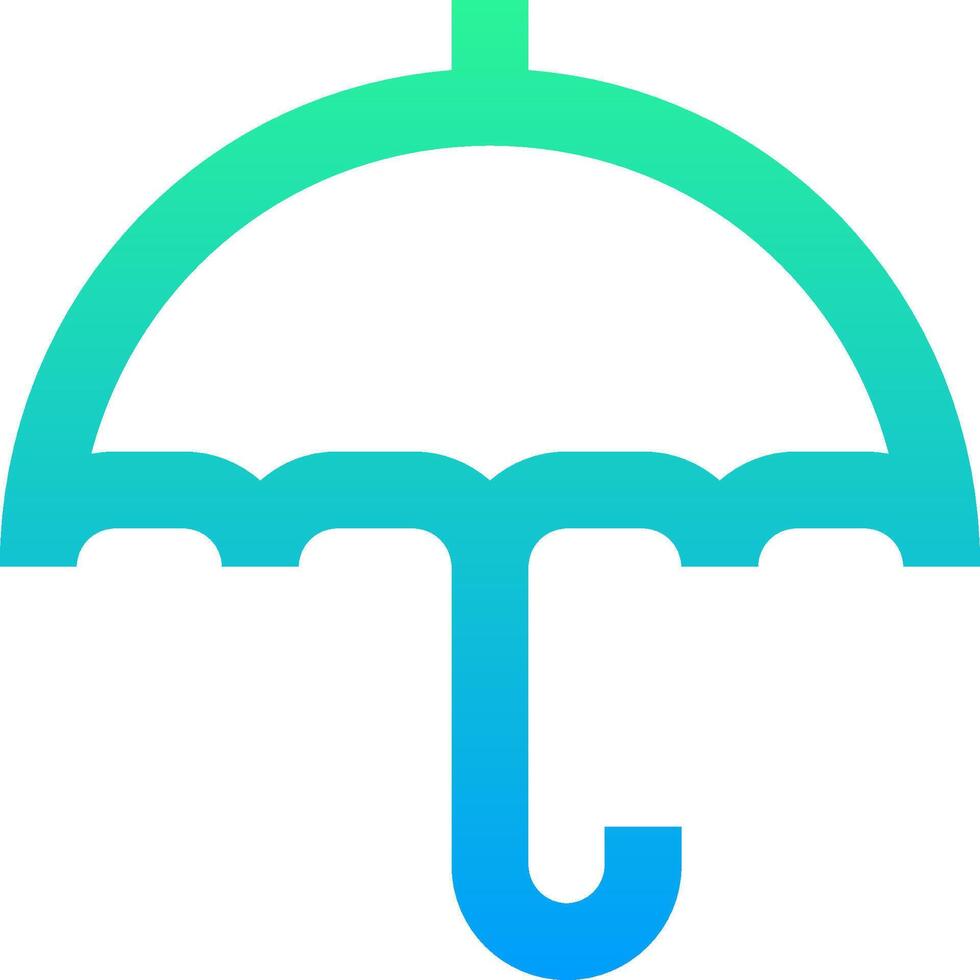 The umbrella logo is shown in blue and green vector