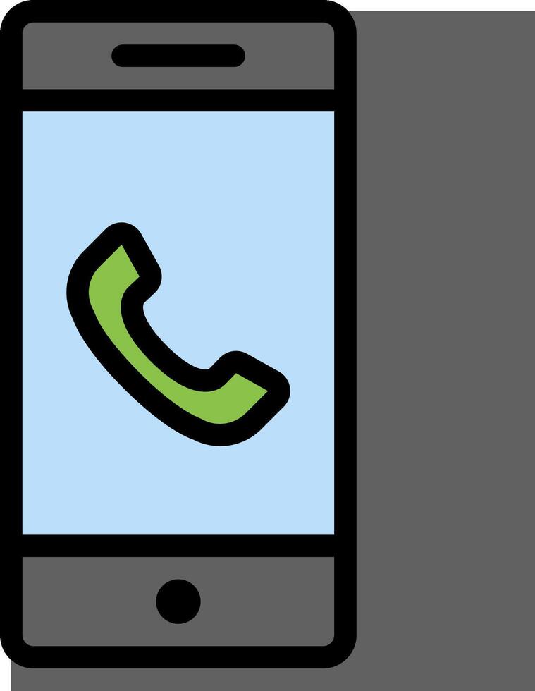 Mobile phone icon vector