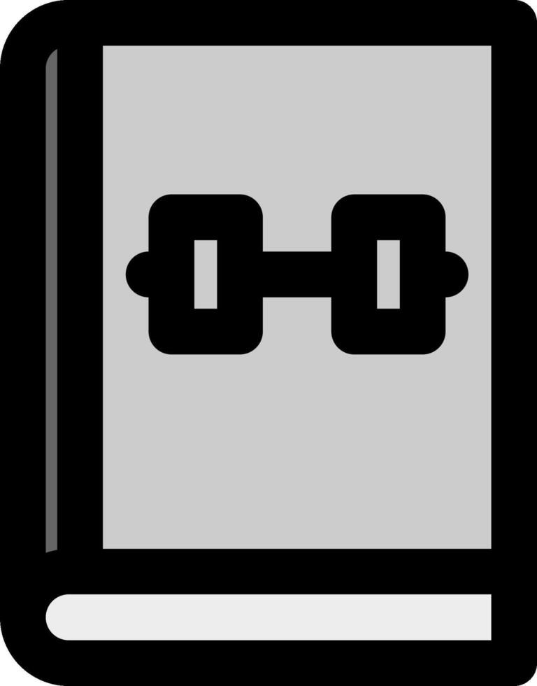 A book with two glasses on it vector