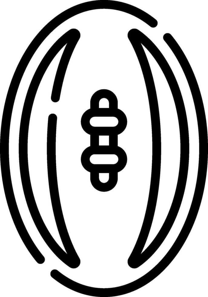 A black and white illustration of a football ball vector