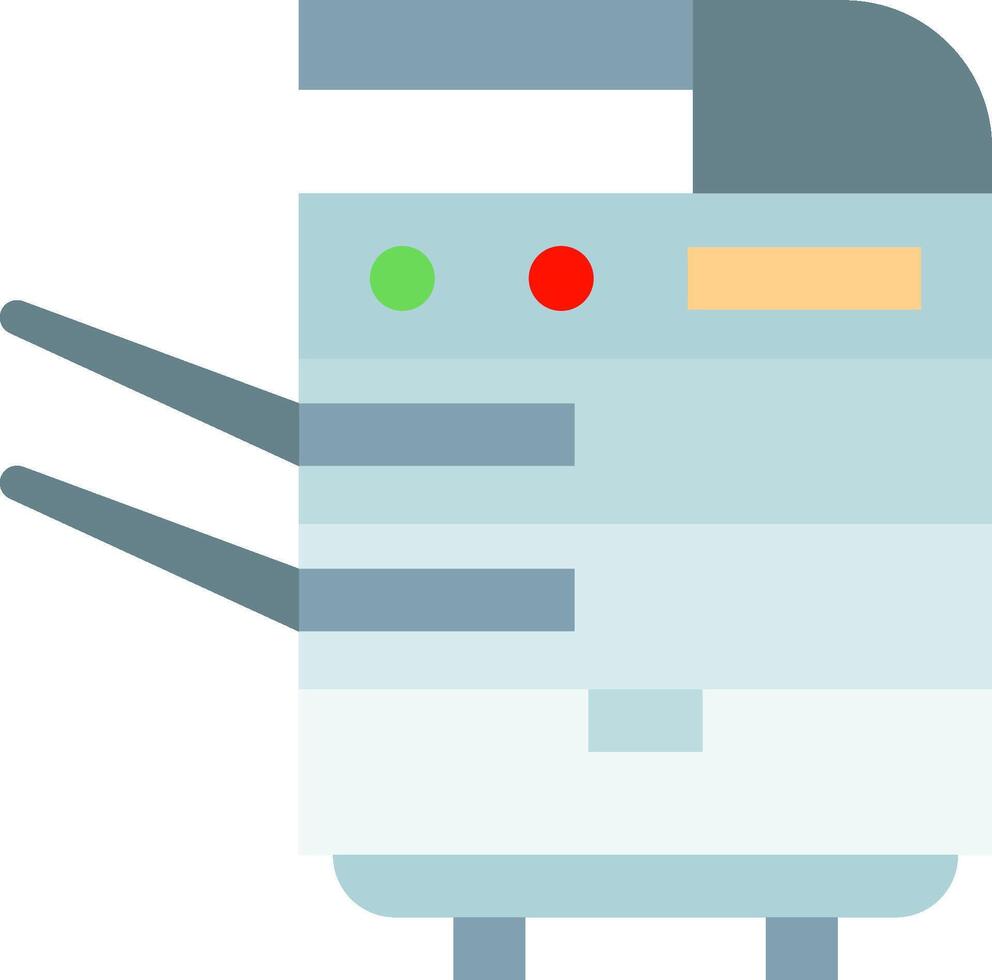 A robot with a red button on its chest vector
