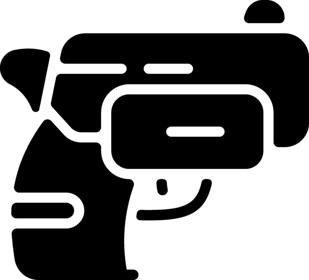 A gun icon on a white background vector
