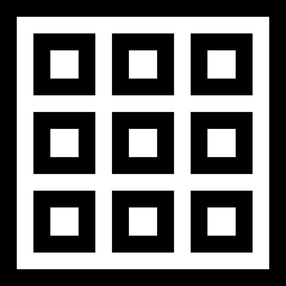 A square with squares inside it vector