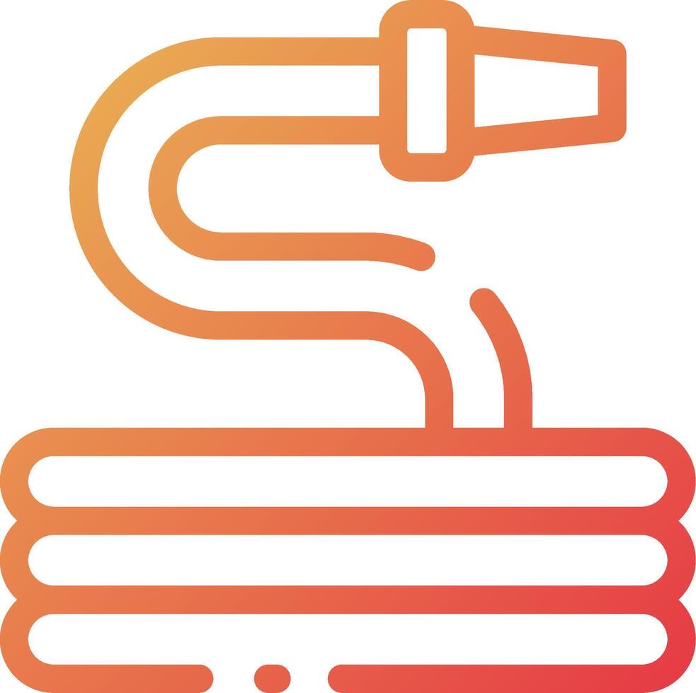 A pipe with a hose attached to it vector