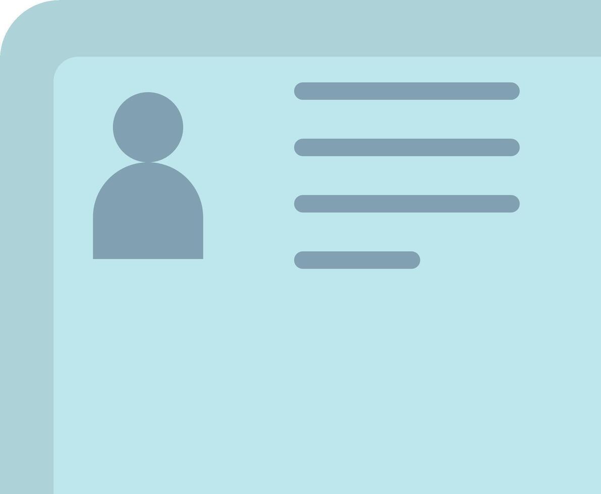 A person is shown on a screen with a profile icon vector