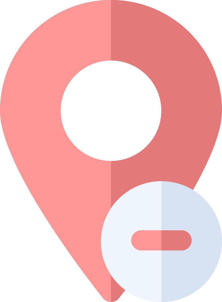 A location marker with a lock icon vector
