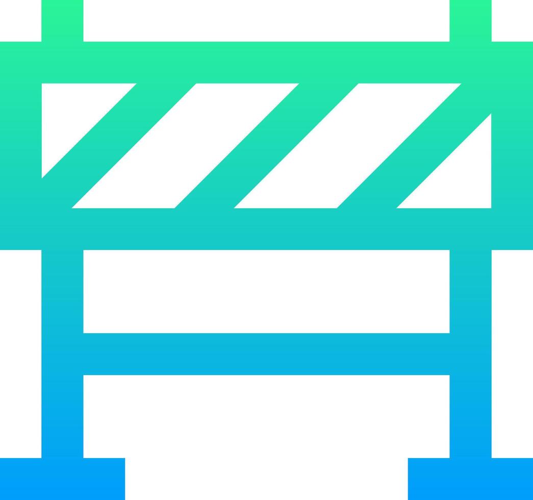 A movie clapper icon with a blue and green background vector