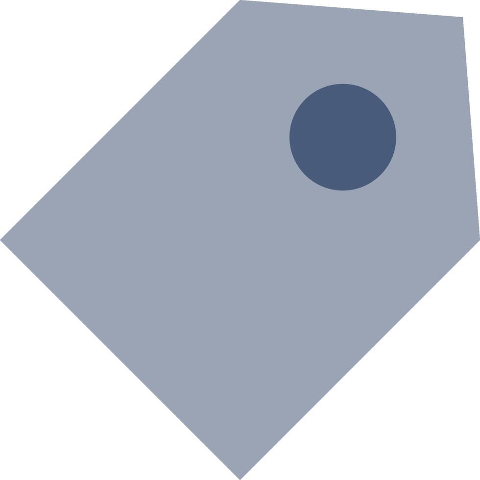 A blue and gray square with a dot in the middle vector