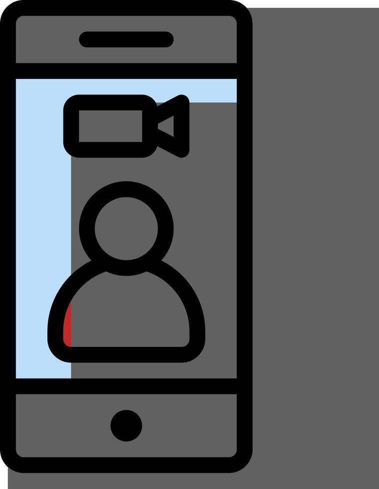 chat on mobile phone vector