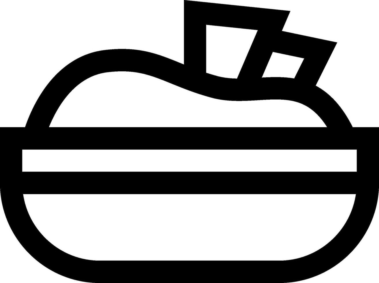 Apple icon image vector